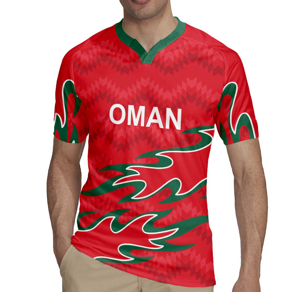Custom Oman Cricket Rugby Jersey 2016 Vintage Away Retro - Wonder Print Shop