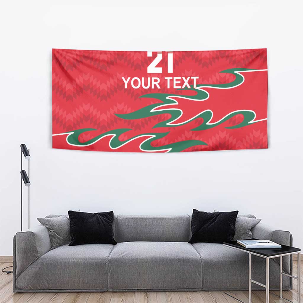 Custom Oman Cricket Tapestry 2016 Vintage Away Retro - Wonder Print Shop