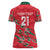 Custom Oman Cricket Women Polo Shirt 2016 Vintage Away Retro - Wonder Print Shop