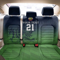 Custom Qatar Cricket Back Car Seat Cover Green Sporty Pattern LT9 - Wonder Print Shop