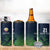 Custom Qatar Cricket 4 in 1 Can Cooler Tumbler Green Sporty Pattern LT9 - Wonder Print Shop