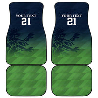 Custom Qatar Cricket Car Mats Green Sporty Pattern LT9 - Wonder Print Shop