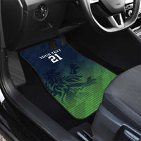 Custom Qatar Cricket Car Mats Green Sporty Pattern LT9 - Wonder Print Shop
