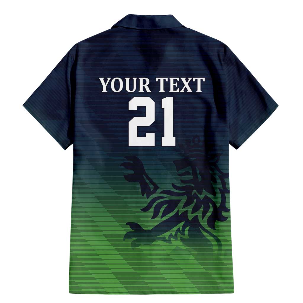 Custom Qatar Cricket Family Matching Mermaid Dress and Hawaiian Shirt Green Sporty Pattern LT9 - Wonder Print Shop