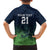 Custom Qatar Cricket Family Matching Short Sleeve Bodycon Dress and Hawaiian Shirt Green Sporty Pattern - Wonder Print Shop