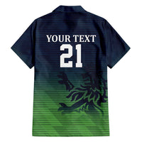 Custom Qatar Cricket Family Matching Short Sleeve Bodycon Dress and Hawaiian Shirt Green Sporty Pattern - Wonder Print Shop