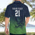 Custom Qatar Cricket Hawaiian Shirt Green Sporty Pattern - Wonder Print Shop