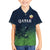 Custom Qatar Cricket Hawaiian Shirt Green Sporty Pattern - Wonder Print Shop