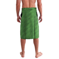 Custom Qatar Cricket Lavalava Green Sporty Pattern - Wonder Print Shop