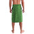 Custom Qatar Cricket Lavalava Green Sporty Pattern - Wonder Print Shop