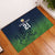 Custom Qatar Cricket Rubber Doormat Green Sporty Pattern - Wonder Print Shop