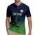 Custom Qatar Cricket Rugby Jersey Green Sporty Pattern - Wonder Print Shop
