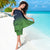 Custom Qatar Cricket Sarong Green Sporty Pattern - Wonder Print Shop