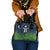 Custom Qatar Cricket Shoulder Handbag Green Sporty Pattern