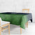 Custom Qatar Cricket Tablecloth Green Sporty Pattern - Wonder Print Shop
