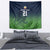 Custom Qatar Cricket Tapestry Green Sporty Pattern - Wonder Print Shop