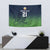 Custom Qatar Cricket Tapestry Green Sporty Pattern - Wonder Print Shop