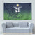 Custom Qatar Cricket Tapestry Green Sporty Pattern - Wonder Print Shop
