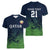 Custom Qatar Cricket Women V-Neck T-Shirt Green Sporty Pattern - Wonder Print Shop