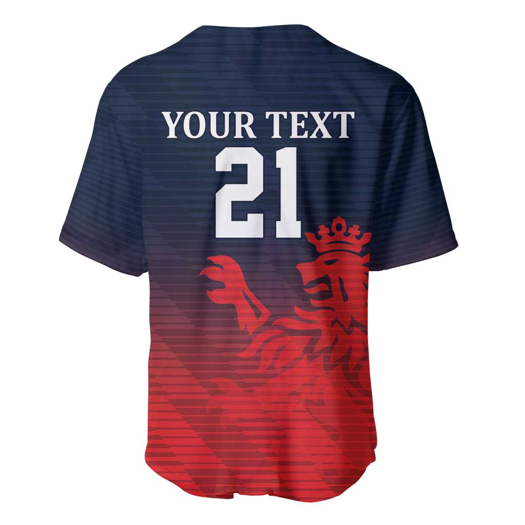 Custom Qatar Cricket Baseball Jersey Red Sporty Pattern LT9 - Wonder Print Shop