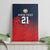 Custom Qatar Cricket Canvas Wall Art Red Sporty Pattern LT9 - Wonder Print Shop