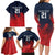 Custom Qatar Cricket Family Matching Long Sleeve Bodycon Dress and Hawaiian Shirt Red Sporty Pattern LT9 - Wonder Print Shop