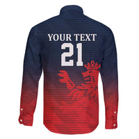 Custom Qatar Cricket Family Matching Long Sleeve Bodycon Dress and Hawaiian Shirt Red Sporty Pattern LT9 - Wonder Print Shop