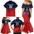 Custom Qatar Cricket Family Matching Mermaid Dress and Hawaiian Shirt Red Sporty Pattern LT9 - Wonder Print Shop