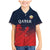 Custom Qatar Cricket Family Matching Mermaid Dress and Hawaiian Shirt Red Sporty Pattern LT9 - Wonder Print Shop