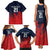 Custom Qatar Cricket Family Matching Tank Maxi Dress and Hawaiian Shirt Red Sporty Pattern - Wonder Print Shop