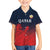 Custom Qatar Cricket Family Matching Tank Maxi Dress and Hawaiian Shirt Red Sporty Pattern - Wonder Print Shop