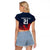 Custom Qatar Cricket Raglan Cropped T Shirt Red Sporty Pattern - Wonder Print Shop
