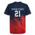 Custom Qatar Cricket Rugby Jersey Red Sporty Pattern - Wonder Print Shop