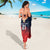 Custom Qatar Cricket Sarong Red Sporty Pattern - Wonder Print Shop