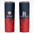 Custom Qatar Cricket Skinny Tumbler Red Sporty Pattern - Wonder Print Shop