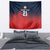 Custom Qatar Cricket Tapestry Red Sporty Pattern - Wonder Print Shop