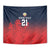 Custom Qatar Cricket Tapestry Red Sporty Pattern - Wonder Print Shop