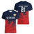 Custom Qatar Cricket Women V-Neck T-Shirt Red Sporty Pattern - Wonder Print Shop