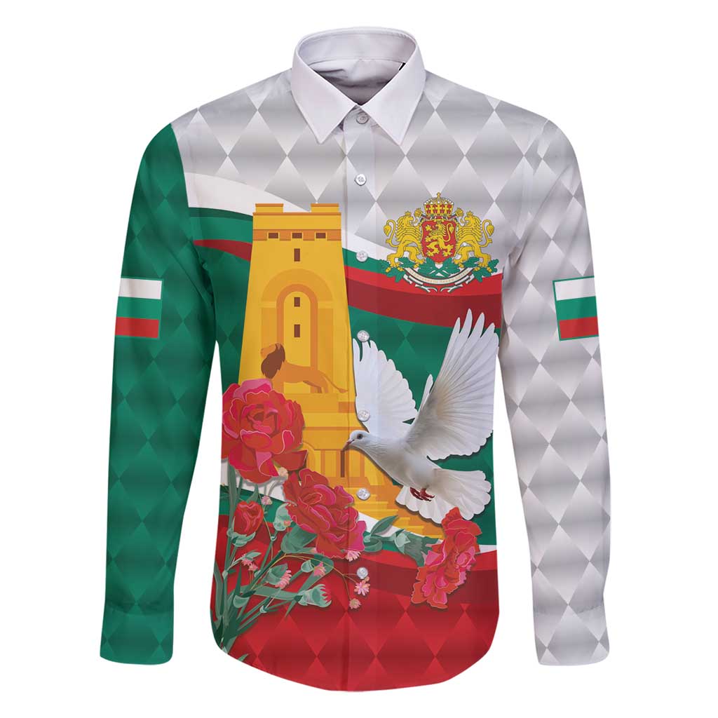 Bulgaria Liberation Personalized Family Matching Long Sleeve Bodycon Dress and Hawaiian Shirt Suedinenieto Pravi Silata