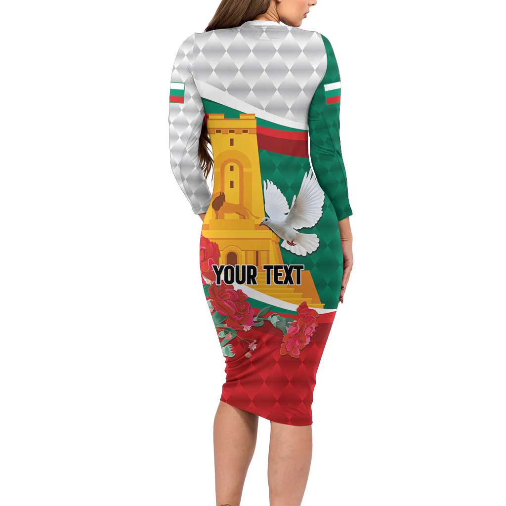 Bulgaria Liberation Personalized Family Matching Long Sleeve Bodycon Dress and Hawaiian Shirt Suedinenieto Pravi Silata