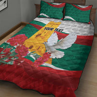 Bulgaria Liberation Personalized Quilt Bed Set Suedinenieto Pravi Silata