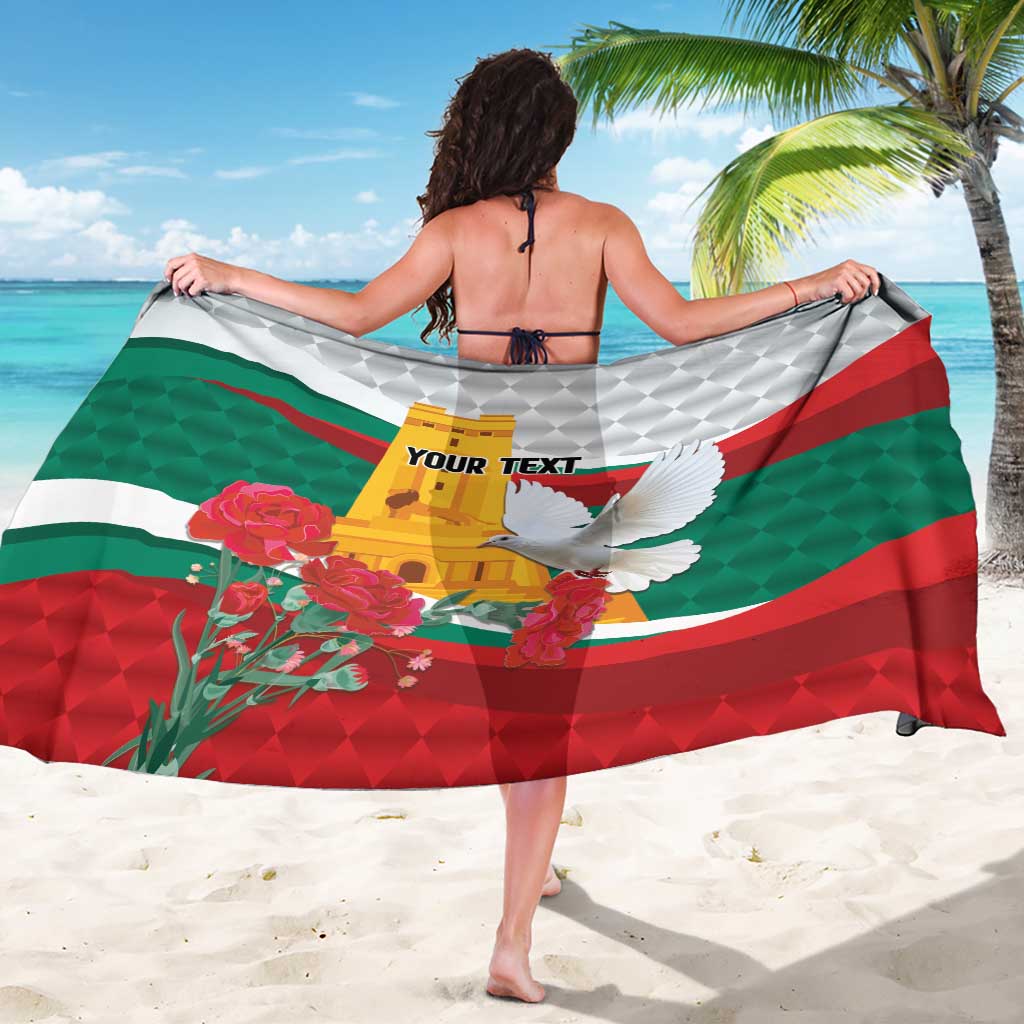 Bulgaria Liberation Personalized Sarong Suedinenieto Pravi Silata
