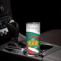 Bulgaria Liberation Personalized Skinny Tumbler Suedinenieto Pravi Silata