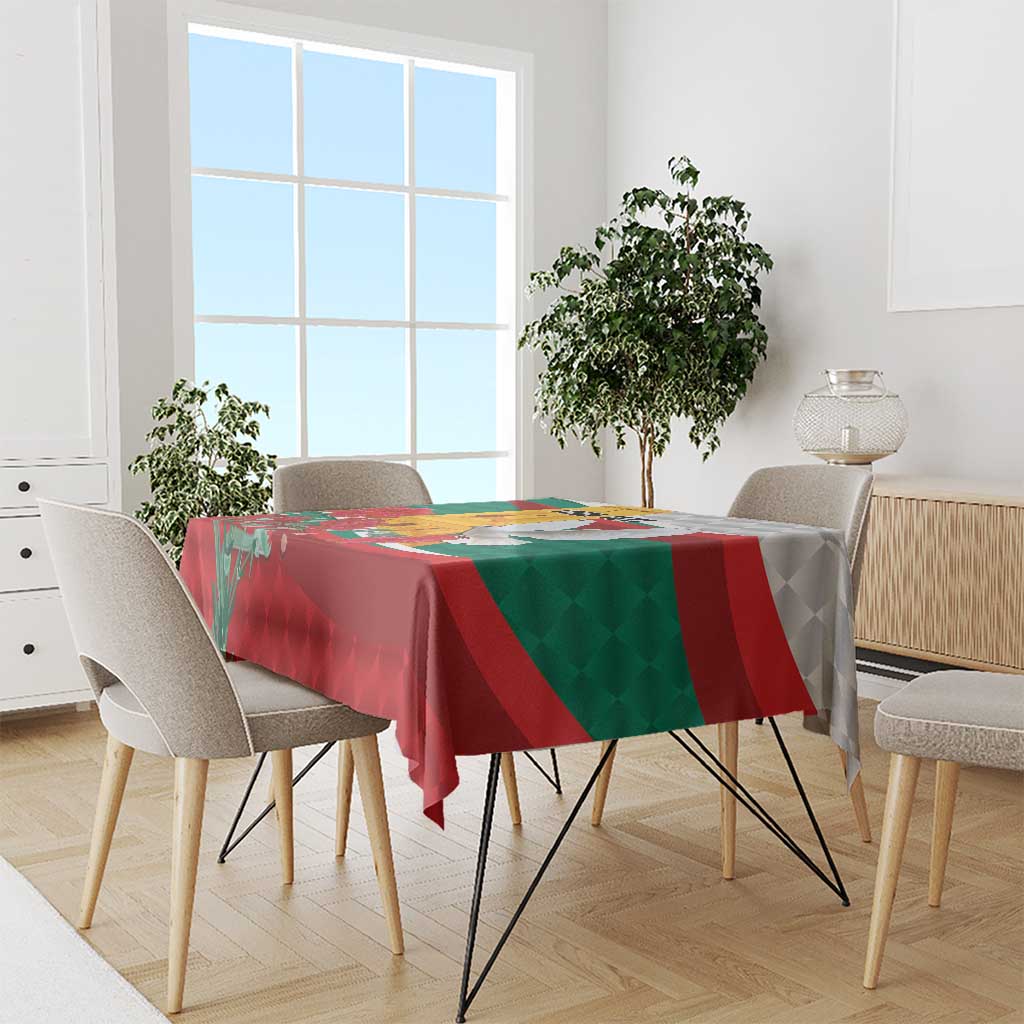 Bulgaria Liberation Personalized Tablecloth Suedinenieto Pravi Silata