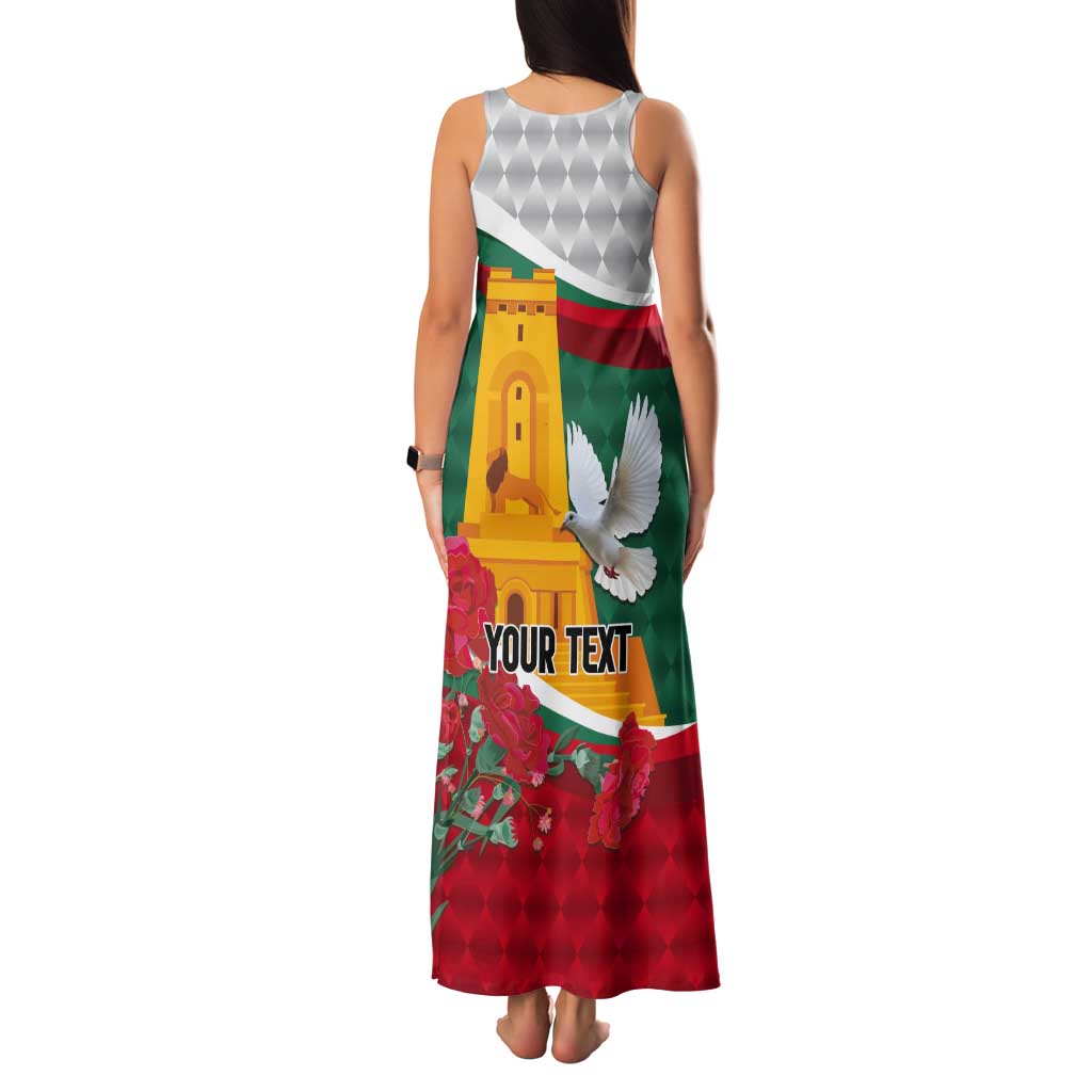 Bulgaria Liberation Personalized Tank Maxi Dress Suedinenieto Pravi Silata