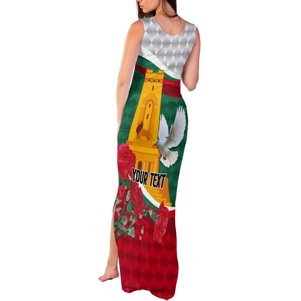 Bulgaria Liberation Personalized Tank Maxi Dress Suedinenieto Pravi Silata