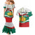 Republic of Bulgaria Personalized Couples Matching Mermaid Dress and Hawaiian Shirt Crowned Golden Lion Suedinenieto Pravi Silata