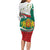 Republic of Bulgaria Personalized Family Matching Long Sleeve Bodycon Dress and Hawaiian Shirt Crowned Golden Lion Suedinenieto Pravi Silata