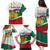 Republic of Bulgaria Personalized Family Matching Puletasi and Hawaiian Shirt Crowned Golden Lion Suedinenieto Pravi Silata