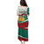 Republic of Bulgaria Personalized Family Matching Puletasi and Hawaiian Shirt Crowned Golden Lion Suedinenieto Pravi Silata